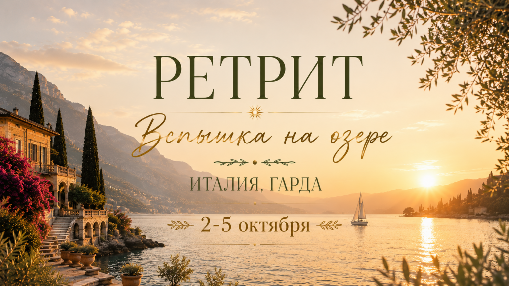 Ретрит в Италии на озере Гарда, 2-5 октября